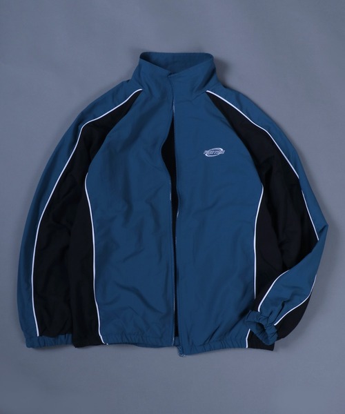ANPAS（アンパス）の「Nylon Fabric Fleece Lining Color Switching Track Jacket/配色切替 裏フリース ナイロンジャケット トラックジャケット（ナイロンジャケット・メンズ・ブラック/ネイビー/ライトグレー/グリーン・M/L）」の3枚目の写真