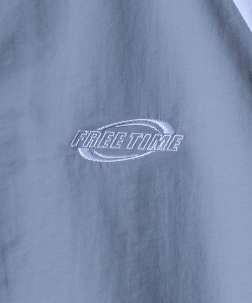 ANPAS（アンパス）の「Nylon Fabric Fleece Lining Color Switching Track Jacket/配色切替 裏フリース ナイロンジャケット トラックジャケット（ナイロンジャケット・メンズ・ブラック/ネイビー/ライトグレー/グリーン・M/L）」の6枚目の写真