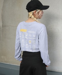 UNIT CHEST（ユニットチェスト）の「【UNIT CHEST】unique unisex long sleeve T-shirt/ユニークユニセックス ロンT OIF designer eggs コラボ LAUNDRY by otowa_shirakusa（Tシャツ/カットソー）」