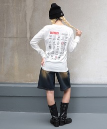 UNIT CHEST（ユニットチェスト）の「【UNIT CHEST】unique unisex long sleeve T-shirt/ユニークユニセックス ロンT OIF designer eggs コラボ LAUNDRY by otowa_shirakusa（Tシャツ/カットソー）」