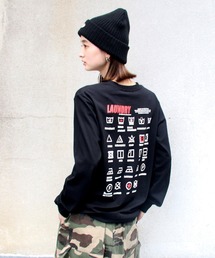 UNIT CHEST（ユニットチェスト）の「【UNIT CHEST】unique unisex long sleeve T-shirt/ユニークユニセックス ロンT OIF designer eggs コラボ LAUNDRY by otowa_shirakusa（Tシャツ/カットソー）」