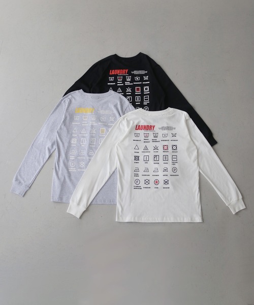 UNIT CHEST(ユニットチェスト)の「【UNIT CHEST】unique unisex long sleeve T-shirt/ユニークユニセックス ロンT OIF designer eggs コラボ LAUNDRY by otowa_shirakusa(Tシャツ/カットソー・レディース・ホワイト/ブラック/杢グレー・L/M/S)」の21枚目の写真
