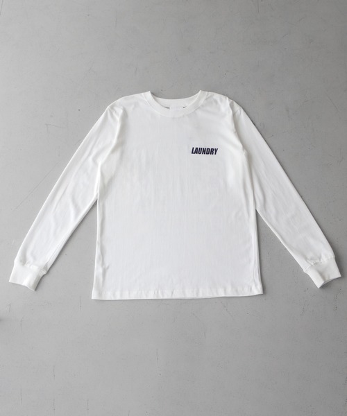 UNIT CHEST(ユニットチェスト)の「【UNIT CHEST】unique unisex long sleeve T-shirt/ユニークユニセックス ロンT OIF designer eggs コラボ LAUNDRY by otowa_shirakusa(Tシャツ/カットソー・レディース・ホワイト/ブラック/杢グレー・L/M/S)」の19枚目の写真