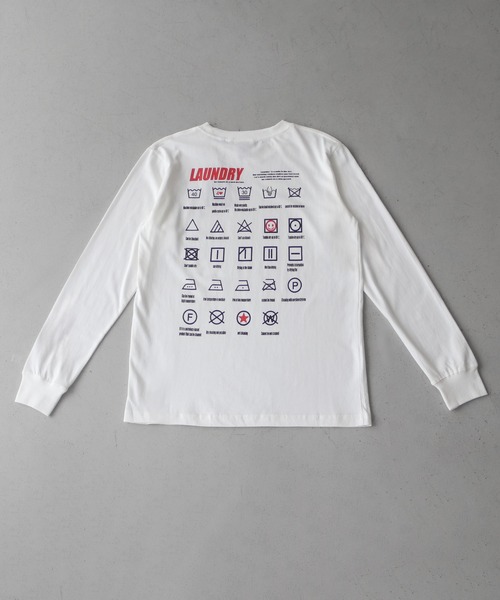 UNIT CHEST(ユニットチェスト)の「【UNIT CHEST】unique unisex long sleeve T-shirt/ユニークユニセックス ロンT OIF designer eggs コラボ LAUNDRY by otowa_shirakusa(Tシャツ/カットソー・レディース・ホワイト/ブラック/杢グレー・L/M/S)」の20枚目の写真