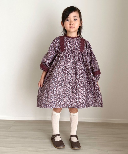 coto cotte（コトコト）の「オリジナル花柄 ワンピース（ワンピース