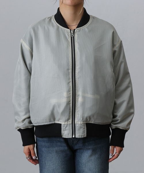 COLONY 2139（コロニートゥーワンスリーナイン）の「リバーシブルMA-1（MA-1・レディース・ネイビー・FREE）」の21枚目の写真