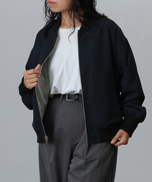 COLONY 2139（コロニートゥーワンスリーナイン）の「リバーシブルMA-1（MA-1・レディース・ネイビー・FREE）」の2枚目の写真