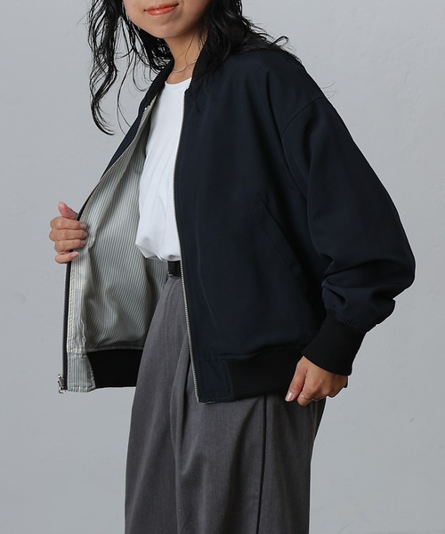 COLONY 2139（コロニートゥーワンスリーナイン）の「リバーシブルMA-1（MA-1・レディース・ネイビー・FREE）」の5枚目の写真