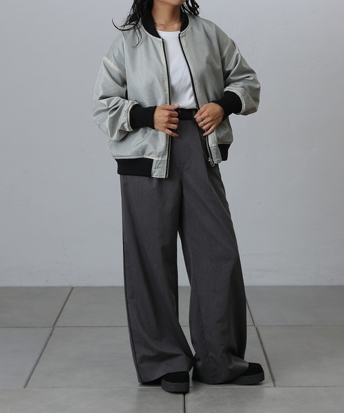 COLONY 2139（コロニートゥーワンスリーナイン）の「リバーシブルMA-1（MA-1・レディース・ネイビー・FREE）」の10枚目の写真