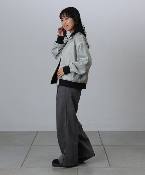 COLONY 2139（コロニートゥーワンスリーナイン）の「リバーシブルMA-1（MA-1・レディース・ネイビー・FREE）」の12枚目の写真