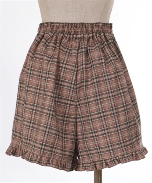 axes femme POETIQUE（アクシーズファムポエティック）の「レースアップショートパンツ（その他パンツ・レディース・ブラウン/グレー/ブラック・MEDIUM）」の9枚目の写真