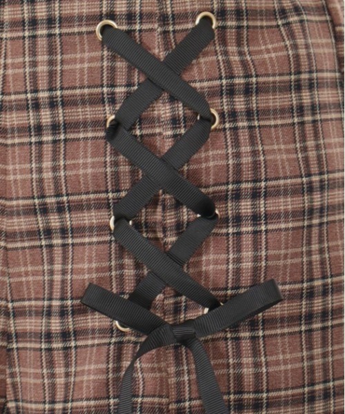 axes femme POETIQUE（アクシーズファムポエティック）の「レースアップショートパンツ（その他パンツ・レディース・ブラウン/グレー/ブラック・MEDIUM）」の13枚目の写真