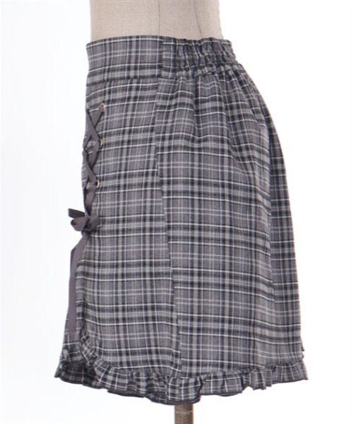 axes femme POETIQUE（アクシーズファムポエティック）の「レースアップショートパンツ（その他パンツ・レディース・ブラウン/グレー/ブラック・MEDIUM）」の17枚目の写真