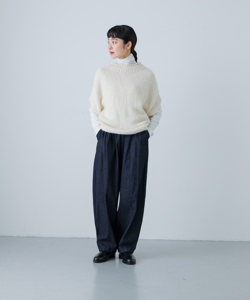 WEB限定お買い得商品の新着アイテム かぐれ（カグレ）の「アルパカルーズベスト（ベスト）」 - WEAR トップス