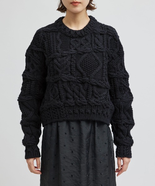 セール】【WEB限定カラー】【COOHEM】CRAZY ARAN PULLOVER