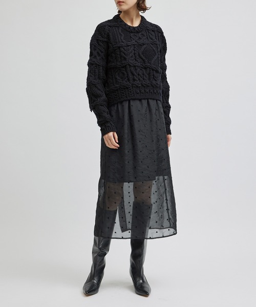 ROPE' / ロペ 【WEB限定カラー】【COOHEM】CRAZY ARAN PULLOVER (コーヘン/アランニット) セール】【WEB限定カラー】【COOHEM】CRAZY ARAN PULLOVER