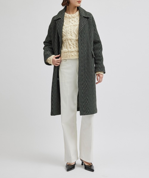 セール】【WEB限定カラー】【COOHEM】CRAZY ARAN PULLOVER