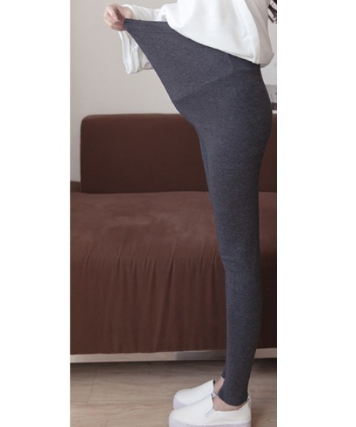 Mela（メラ）の「【マタニティ】裏ボアレギンス（レギンス/スパッツ・レディース・ライトグレー/ブラック/グレー・L/M）」の4枚目の写真