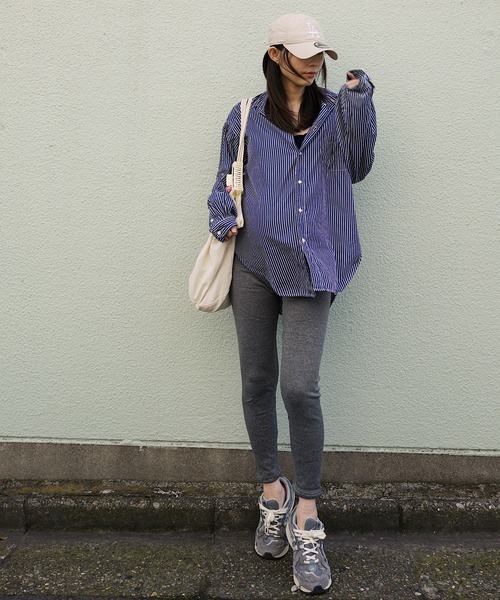 Mela（メラ）の「【マタニティ】裏ボアレギンス（レギンス/スパッツ・レディース・ライトグレー/ブラック/グレー・L/M）」の21枚目の写真