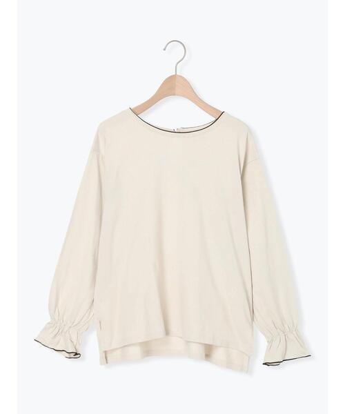 セール】袖フリルメローカットソー（Tシャツ/カットソー