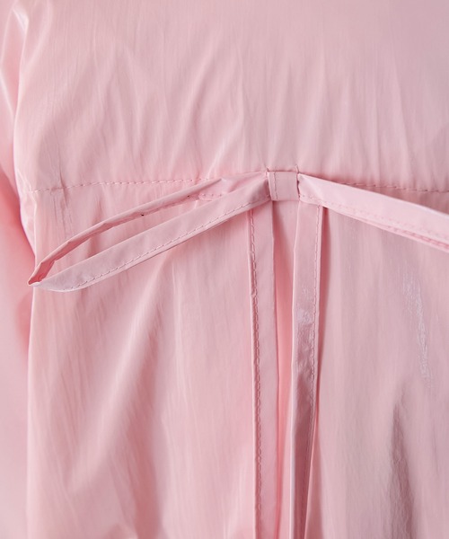 forksy.（フォルクシー）の「【forksy.】リボンナイロン中綿ジャケット（ダウンジャケット/コート・レディース・アイボリー/ブラック/ピンク・FREE）」の22枚目の写真