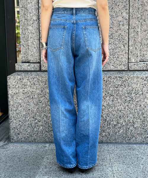 DouDou（ドゥドゥ）の「リヨセルワイドデニム（デニムパンツ
