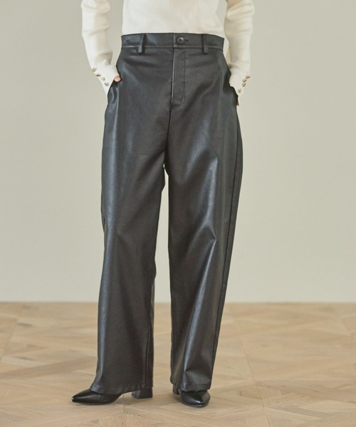 LAKOLE（ラコレ）の「FLカーブパンツ / 143181（その他パンツ・レディース・ブラック/ブラウン・SMALL/MEDIUM）」の2枚目の写真