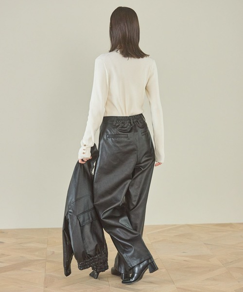 LAKOLE（ラコレ）の「FLカーブパンツ / 143181（その他パンツ・レディース・ブラック/ブラウン・SMALL/MEDIUM）」の13枚目の写真