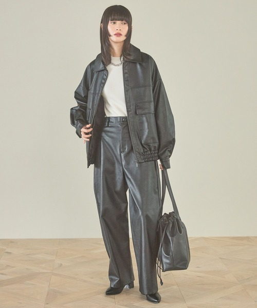 LAKOLE（ラコレ）の「FLカーブパンツ / 143181（その他パンツ・レディース・ブラック/ブラウン・SMALL/MEDIUM）」の3枚目の写真