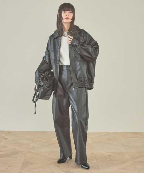 LAKOLE（ラコレ）の「FLカーブパンツ / 143181（その他パンツ・レディース・ブラック/ブラウン・SMALL/MEDIUM）」の5枚目の写真