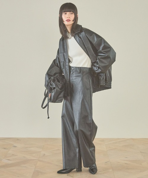 LAKOLE（ラコレ）の「FLカーブパンツ / 143181（その他パンツ・レディース・ブラック/ブラウン・SMALL/MEDIUM）」の6枚目の写真