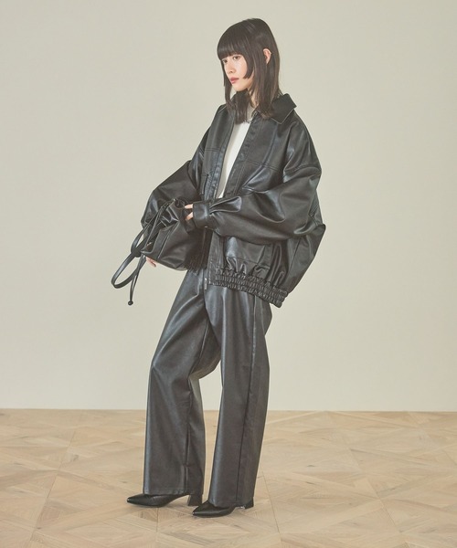 LAKOLE（ラコレ）の「FLカーブパンツ / 143181（その他パンツ・レディース・ブラック/ブラウン・SMALL/MEDIUM）」の7枚目の写真