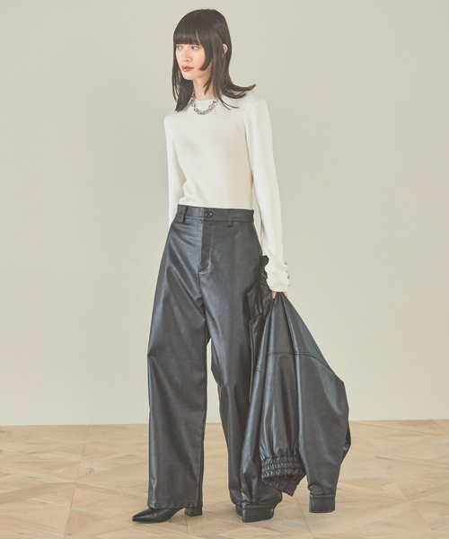 LAKOLE（ラコレ）の「FLカーブパンツ / 143181（その他パンツ・レディース・ブラック/ブラウン・SMALL/MEDIUM）」の9枚目の写真