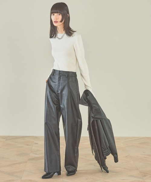 LAKOLE（ラコレ）の「FLカーブパンツ / 143181（その他パンツ・レディース・ブラック/ブラウン・SMALL/MEDIUM）」の11枚目の写真