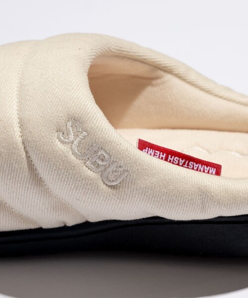 SUBU×MANASTASH/スブ×マナスタッシュ 【EXCLUSIVE】HEMP TWILL SANDAL 23/ヘンプ ツイル サンダル/クロッグ（スリッポン）｜SUBU（スブ）
