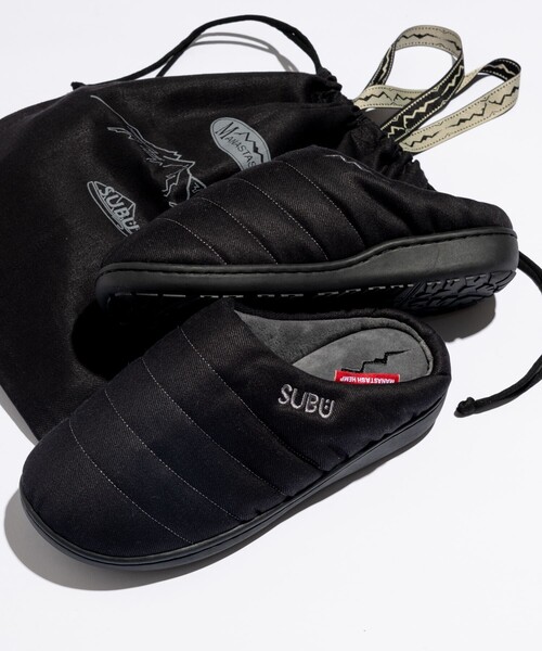 SUBU×MANASTASH/スブ×マナスタッシュ 【EXCLUSIVE】HEMP TWILL SANDAL 23/ヘンプ ツイル サンダル/クロッグ（スリッポン）｜SUBU（スブ）