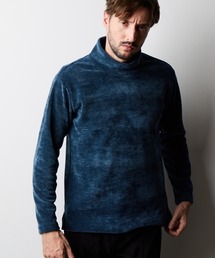 HIDEAWAYS NICOLE | モールブロックジャガードモックネックプルオーバー(Tシャツ/カットソー)