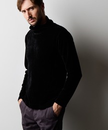 HIDEAWAYS NICOLE（ハイダウェイニコル）の「モールブロックジャガードモックネックプルオーバー（Tシャツ/カットソー）」