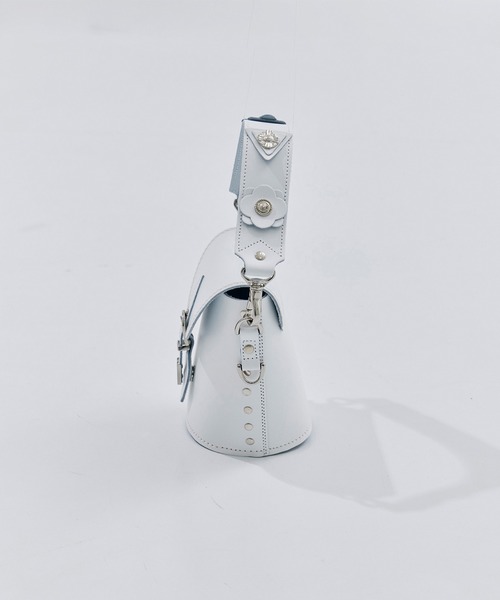 TOGA（トーガ）の「【TOGA×Zatchels/トーガ×ザッチェルズ】Barrel TOGA × Zatchels/バレルバッグ/レザーショルダーバッグ/ユニセックス（ショルダーバッグ・レディース・ブラック/ホワイト・FREE）」の18枚目の写真