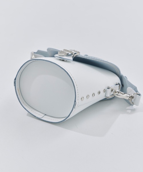 TOGA（トーガ）の「【TOGA×Zatchels/トーガ×ザッチェルズ】Barrel TOGA × Zatchels/バレルバッグ/レザーショルダーバッグ/ユニセックス（ショルダーバッグ・レディース・ブラック/ホワイト・FREE）」の20枚目の写真