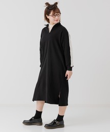with CHANMOMO 黒 ハーフジップ ワンピース ハーフジップ」に該当するワンピースファッション通販 - ZOZOTOWN
