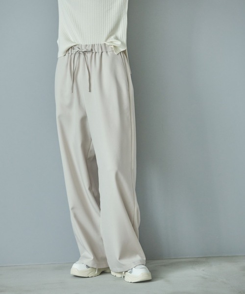 LAKOLE（ラコレ）の「ポリツイルイージ－パンツ / 151218（その他パンツ・レディース・ブラック/ベージュ/グレー/マスタード・SMALL/MEDIUM/LARGE）」の4枚目の写真