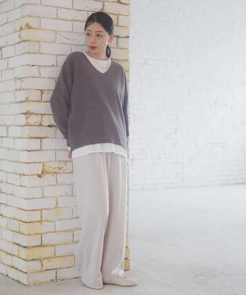 LAKOLE（ラコレ）の「ポリツイルイージ－パンツ / 151218（その他パンツ・レディース・ブラック/ベージュ/グレー/マスタード・SMALL/MEDIUM/LARGE）」の9枚目の写真