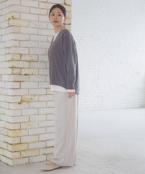 LAKOLE（ラコレ）の「ポリツイルイージ－パンツ / 151218（その他パンツ・レディース・ブラック/ベージュ/グレー/マスタード・SMALL/MEDIUM/LARGE）」の12枚目の写真