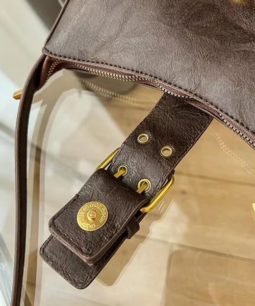 CALIFORNIA OUTFITTERS(カリフォルニア アウトフィッターズ)の「3-9D5 バックル ベルト ハンドバッグ(ハンドバッグ・レディース・ブラック/ブラウン・ONESIZE)」の9枚目の写真