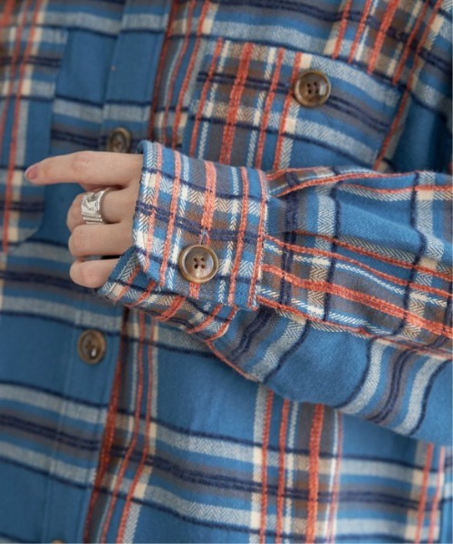 LBC（エルビーシー）の「モールチェックCPOシャツ（シャツ/ブラウス・レディース・ブラック/ブルー・M）」の13枚目の写真