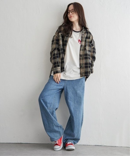 LBC（エルビーシー）の「モールチェックCPOシャツ（シャツ/ブラウス・レディース・ブラック/ブルー・M）」の18枚目の写真