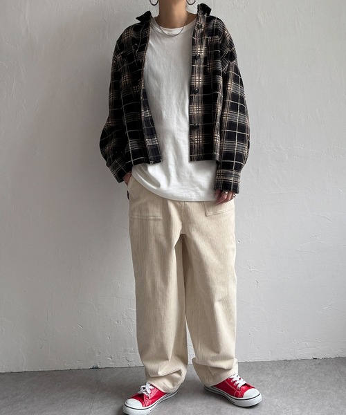 LBC（エルビーシー）の「モールチェックCPOシャツ（シャツ/ブラウス・レディース・ブラック/ブルー・M）」の19枚目の写真