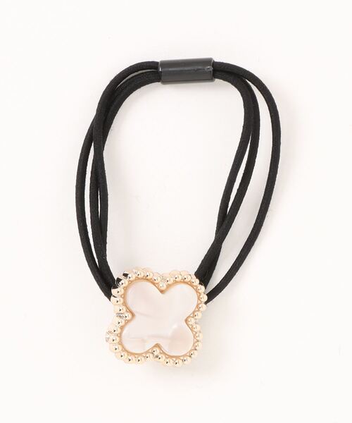 TONE SELECT GOODS(トーンセレクトグッズ)の「pur chouchou/マーブル フラワー ヘアゴム P4359(ヘアゴム・レディース・ホワイト/ブラウン/グリーン/ピンク/ブラック・FREE)」の13枚目の写真