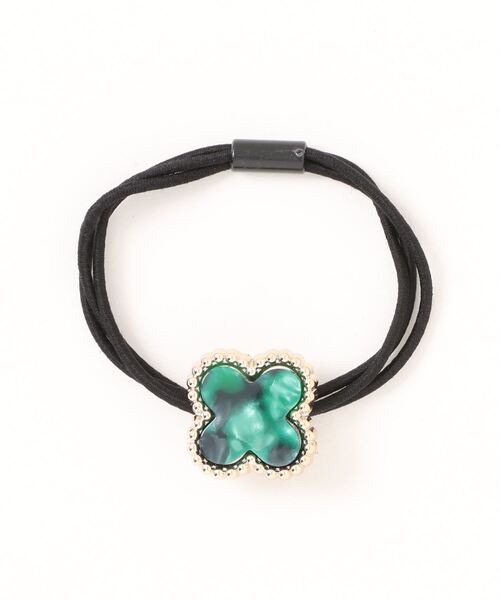 TONE SELECT GOODS(トーンセレクトグッズ)の「pur chouchou/マーブル フラワー ヘアゴム P4359(ヘアゴム・レディース・ホワイト/ブラウン/グリーン/ピンク/ブラック・FREE)」の16枚目の写真